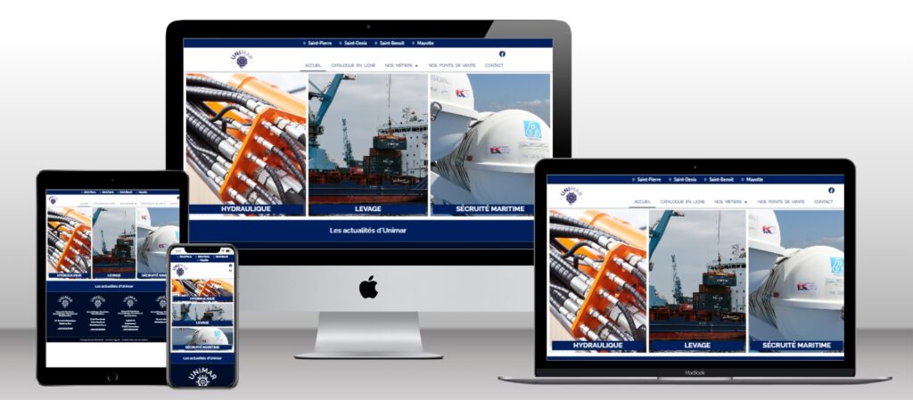 nouveau site internet unimar